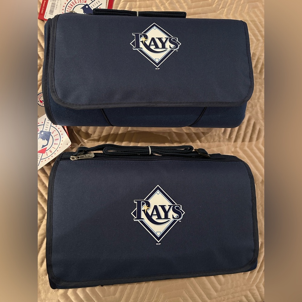 Rays Blanket Tote x2 Brand New Navy Blue